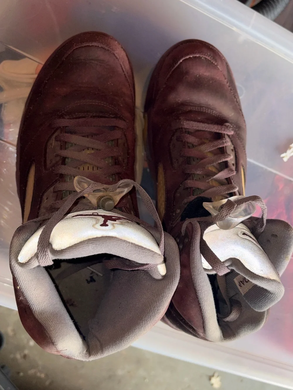 Air Jordan 5 Retro SE Burgundy Sneaker size 12